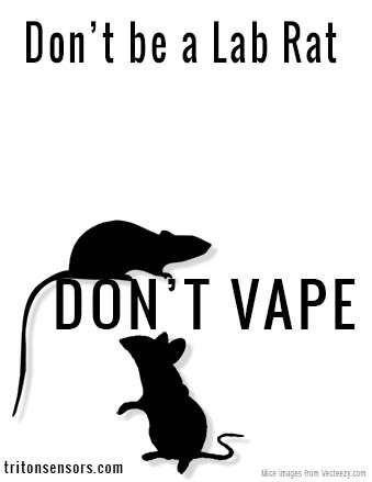 Don't vape poster